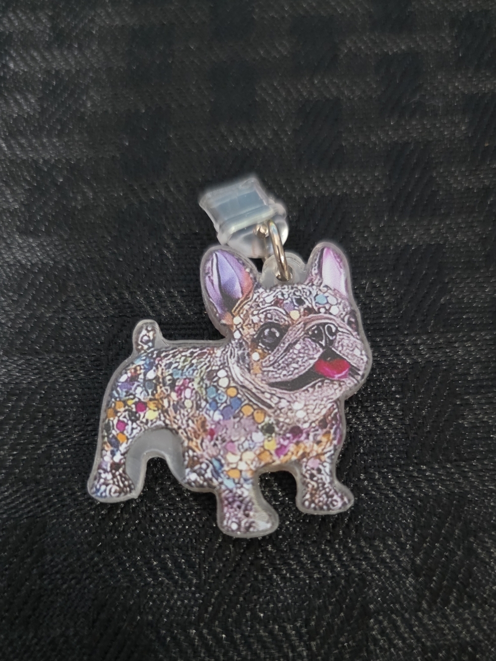 Multicolor French Bulldog TYPE C DUST CHARGE COVER